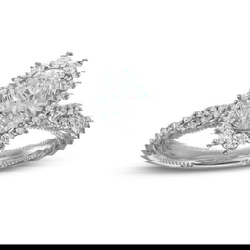 Verragio Renaissance Graduated Halo Twist Engagement Setting