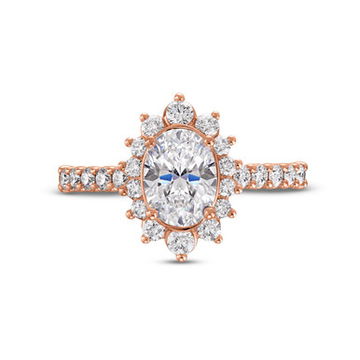 Verragio Renaissance Graduated Diamond Halo Engagement Setting
