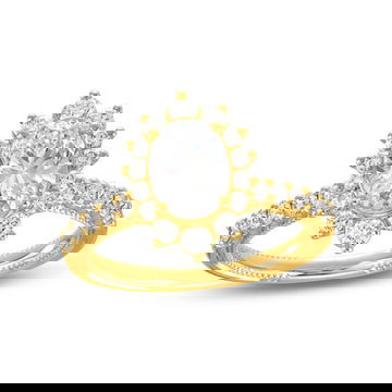 Verragio Renaissance Graduated Diamond Halo Engagement Setting