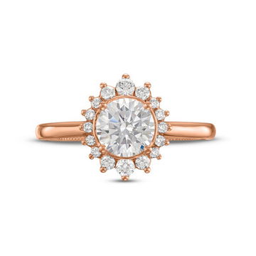 Verragio Renaissance Graduated Halo Solitaire Engagement Setting