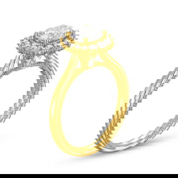 Verragio Renaissance Graduated Halo Solitaire Engagement Setting
