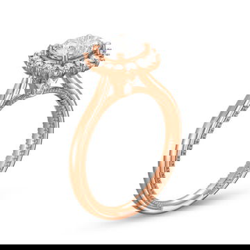 Verragio Renaissance Graduated Halo Solitaire Engagement Setting