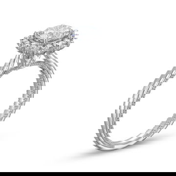 Verragio Renaissance Graduated Halo Solitaire Engagement Setting