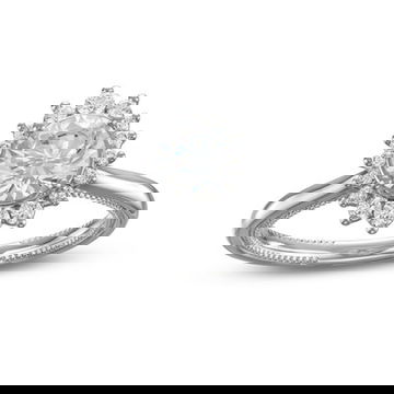 Verragio Renaissance Graduated Halo Solitaire Engagement Setting