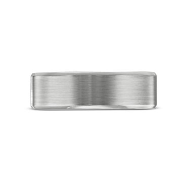 Verragio Matte 7mm Wedding Band In White Gold 14K