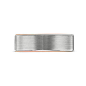 Verragio Matte 7mm Wedding Band In White Gold 14K