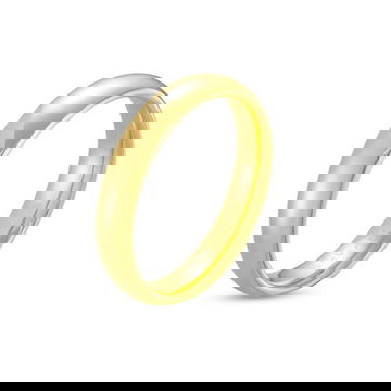 Low Dome Comfort Fit 4mm Wedding Band