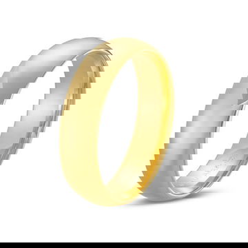 Dome Comfort Fit 6mm Wedding Band 5