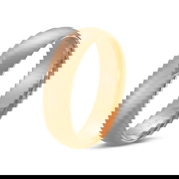 Dome Comfort Fit 6mm Wedding Band 8