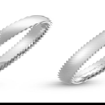 Low Dome Comfort Fit 8mm Wedding Band