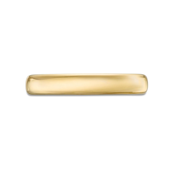 Euro Comfort Fit 3.5mm Wedding Band In Yellow Gold 10K