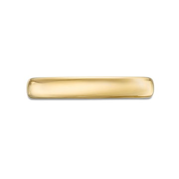 Euro Comfort Fit 3.5mm Wedding Band In Yellow Gold 10K