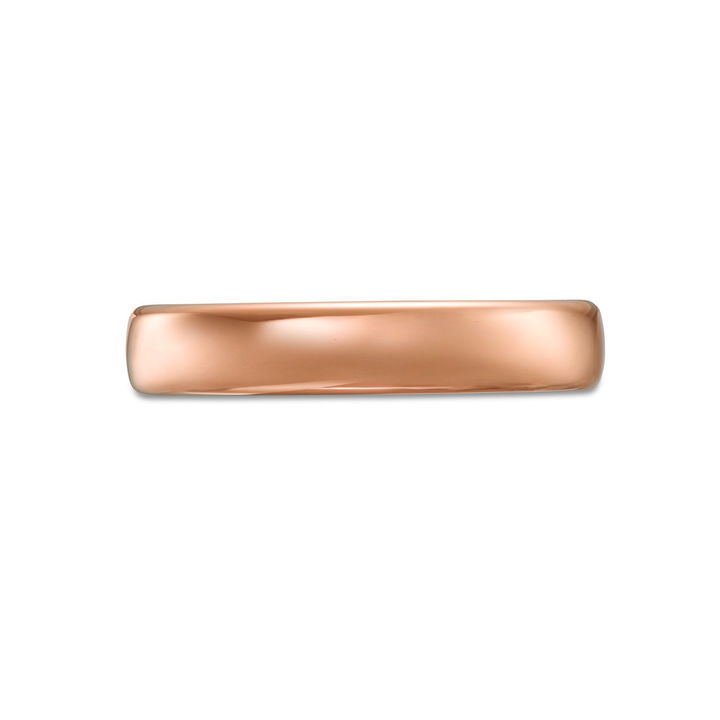 Rose Gold 14K Euro Comfort Fit 4.5mm Wedding Band