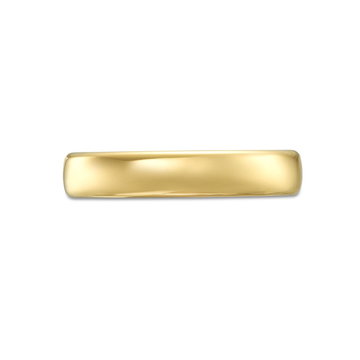 Euro Comfort Fit 4.5mm Wedding Band In White Gold 10K