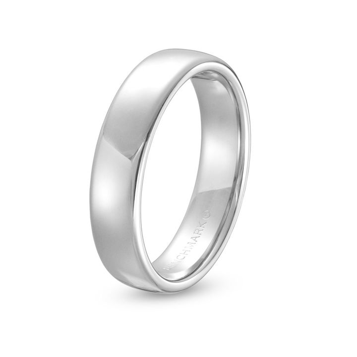 Platinum Euro Comfort Fit 5.5mm Wedding Band
