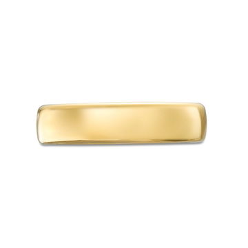 Euro Comfort Fit 5.5mm Wedding Band In Yellow Gold 10K