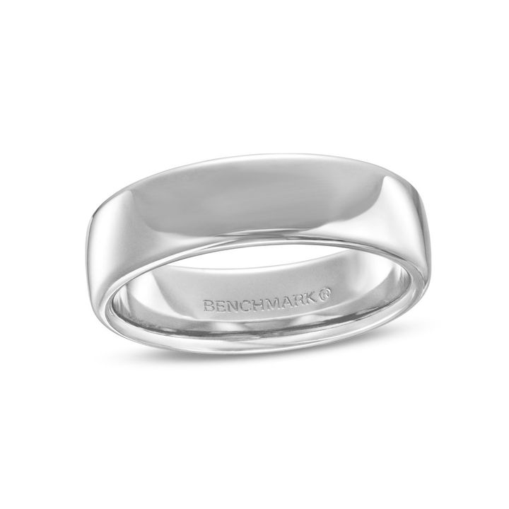 Platinum Euro Comfort Fit 6.5mm Wedding Band