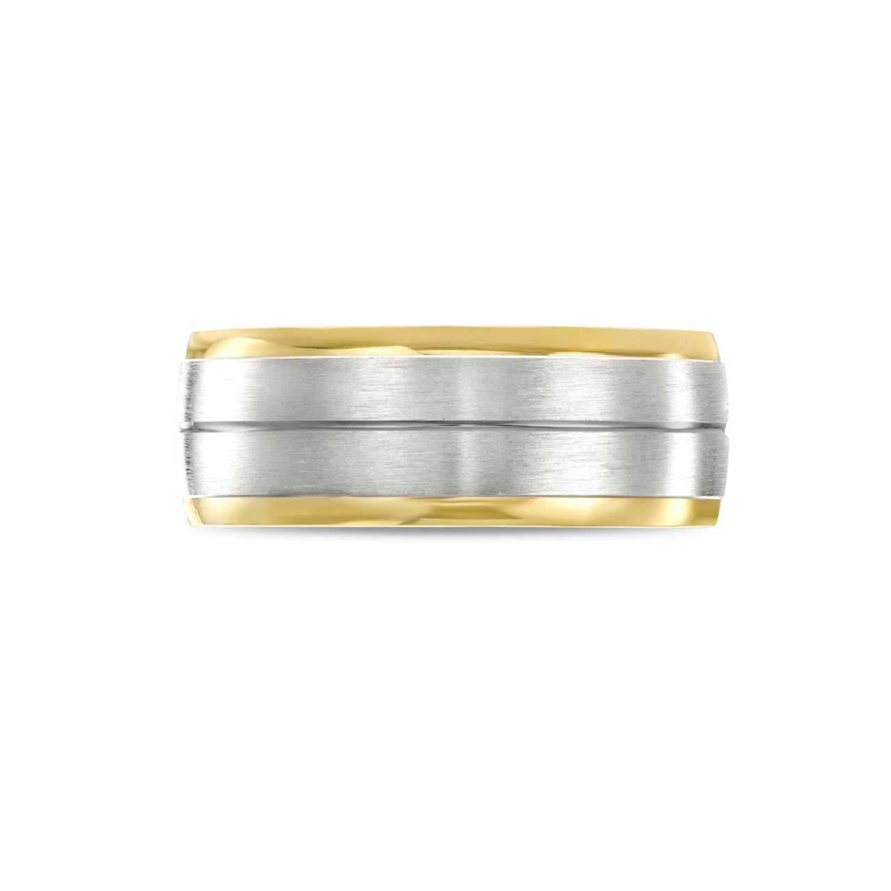 Simon G. Carved Line Matte 8mm Wedding Band 0