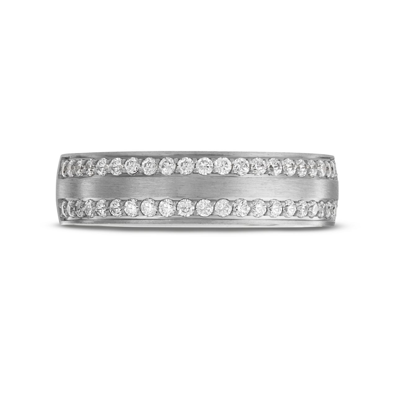 Simon G. Diamond Border 6mm Wedding Band 0