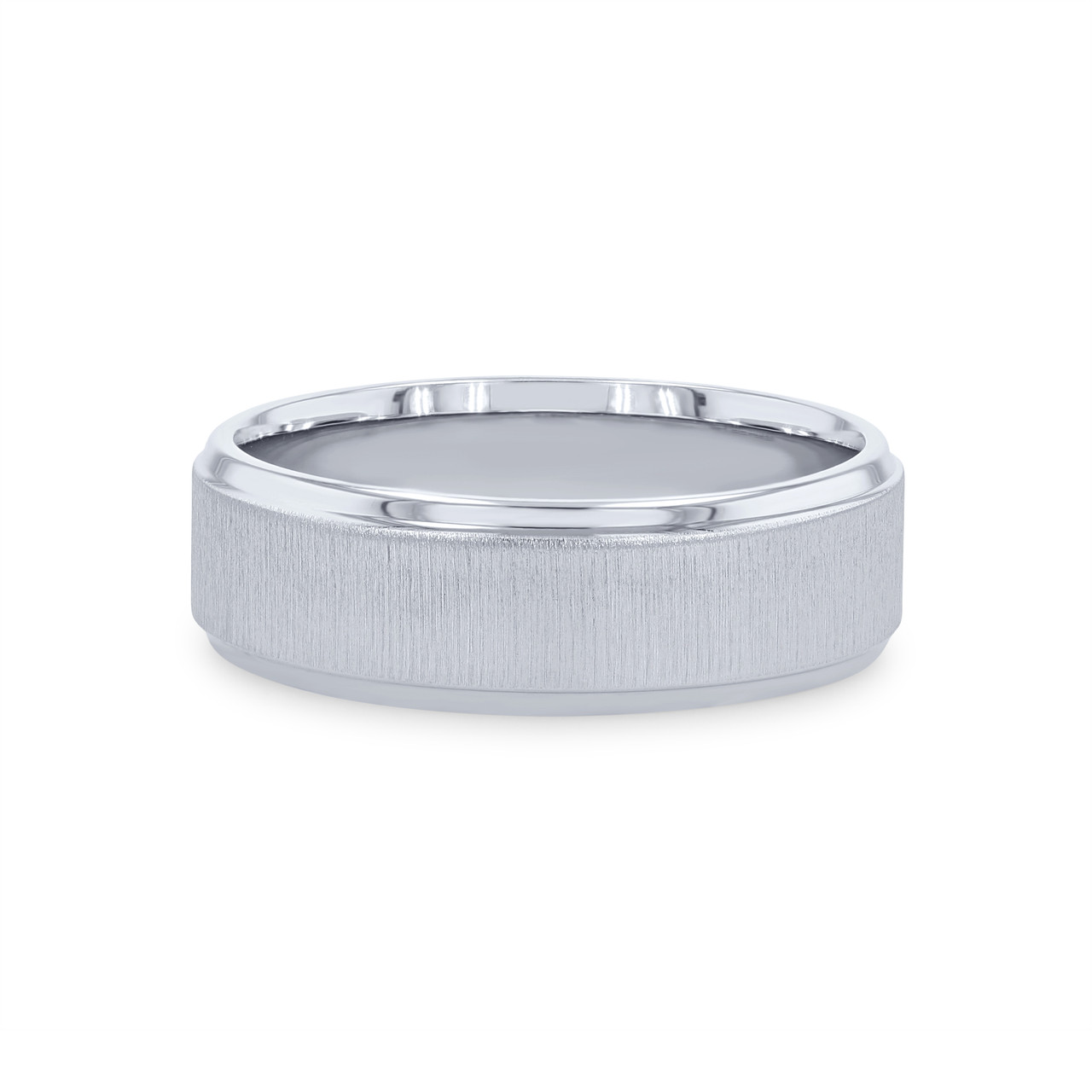 Verragio Matte with Polish Edge Wedding Band 0