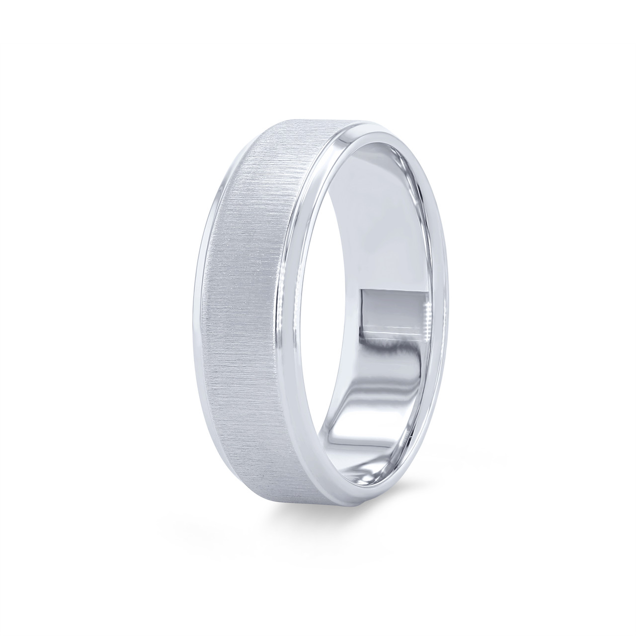 Verragio Matte with Polish Edge Wedding Band 1