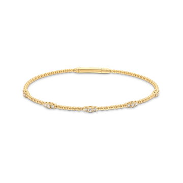 Flexible Bangle Bracelet In Yellow Gold 14K
