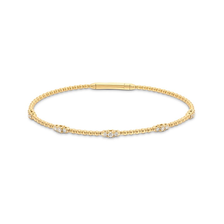 Flexible Bangle Bracelet In Yellow Gold 14K