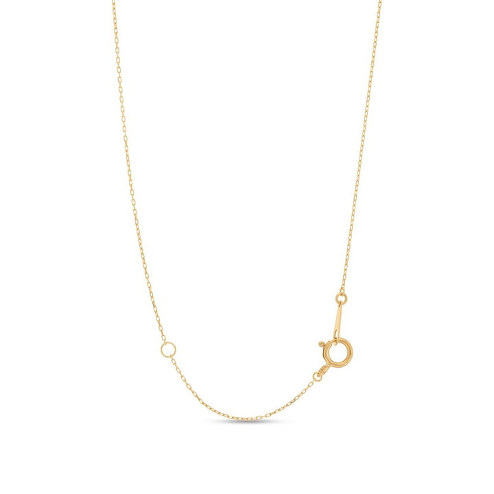 Three Stone Pearl Pendant Necklace In Yellow Gold 14K