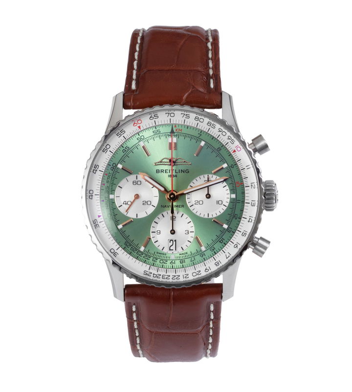 Breitling Navitimer Chronograph 41 Watch | Mint Green | Stainless Steel