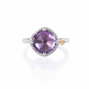 Tacori Gemma Bloom Purple Amethyst Ring