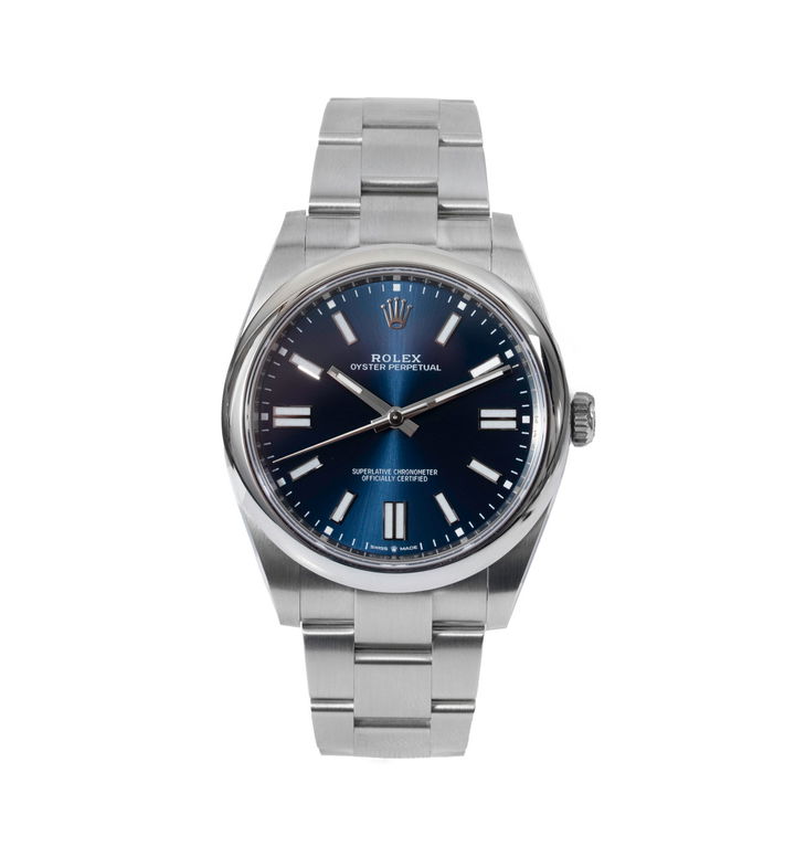 Rolex Oyster Perpetual 41 Blue Dial Watch | Oystersteel
