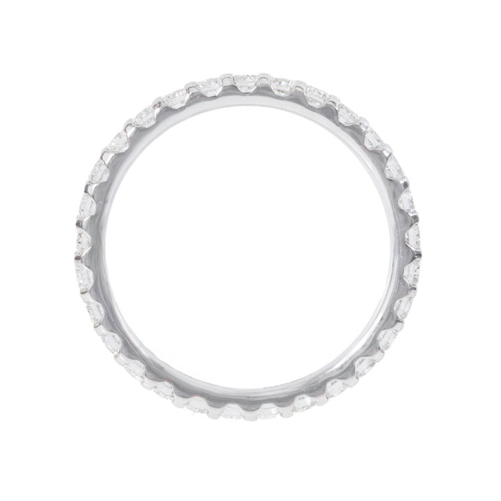 Eternity Diamond Wedding Band In White Gold 14K