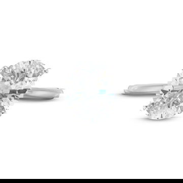 Solitaire Mixed Metal Hidden Halo Engagement Setting By Diamonds Direct Designs