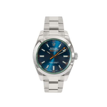 Rolex Milgauss 40 Blue Dial Watch | Oystersteel