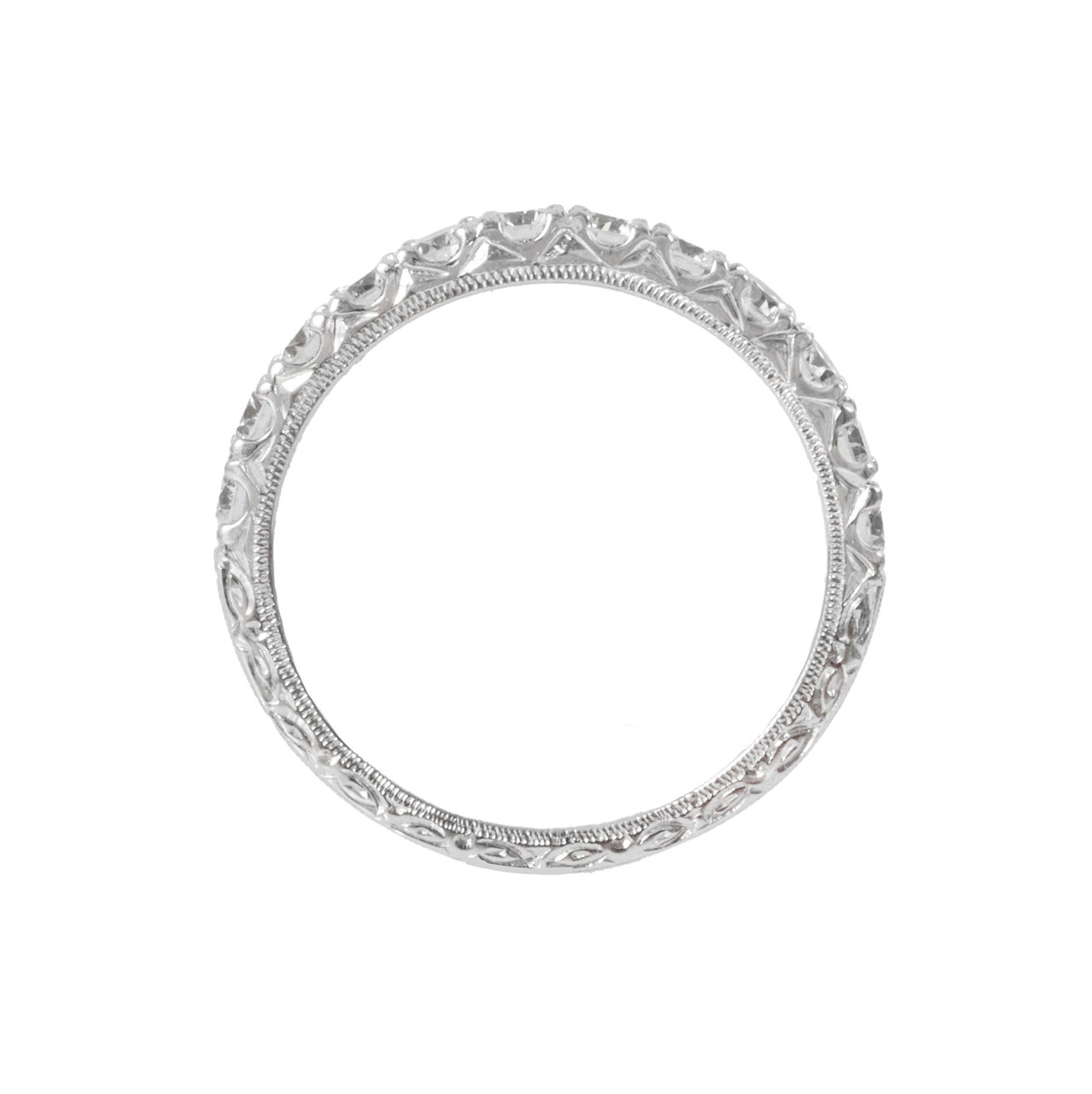 Engraved Wedding Band (0.90tw)