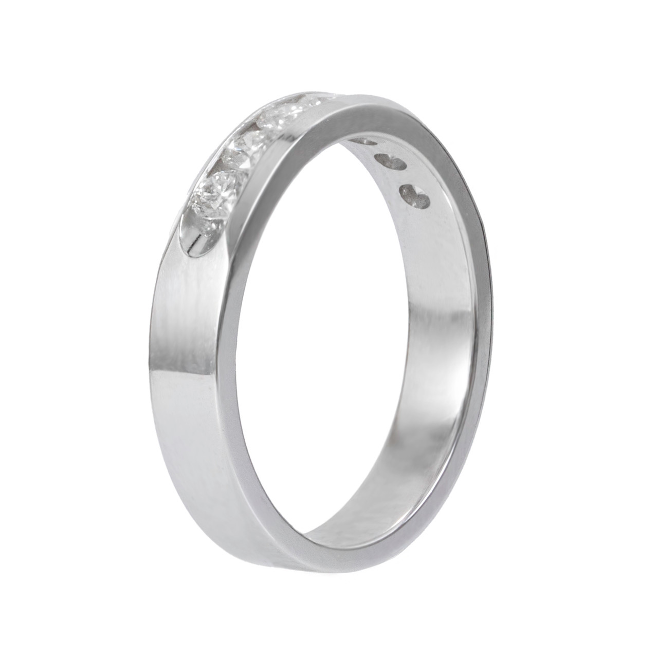 Channel Diamond Wedding Band (0.50tw)