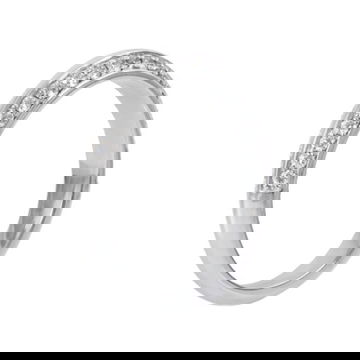 Knife Edge Diamond Wedding Band