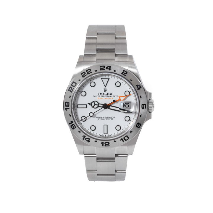 Rolex Explorer II 42 White Dial Watch | "Polar" | Oystersteel