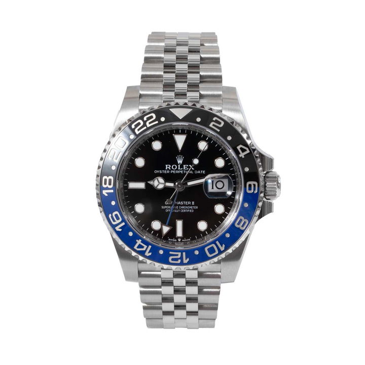 Rolex GMT-Master II 40 Black Dial Watch | "Batgirl" | Oystersteel