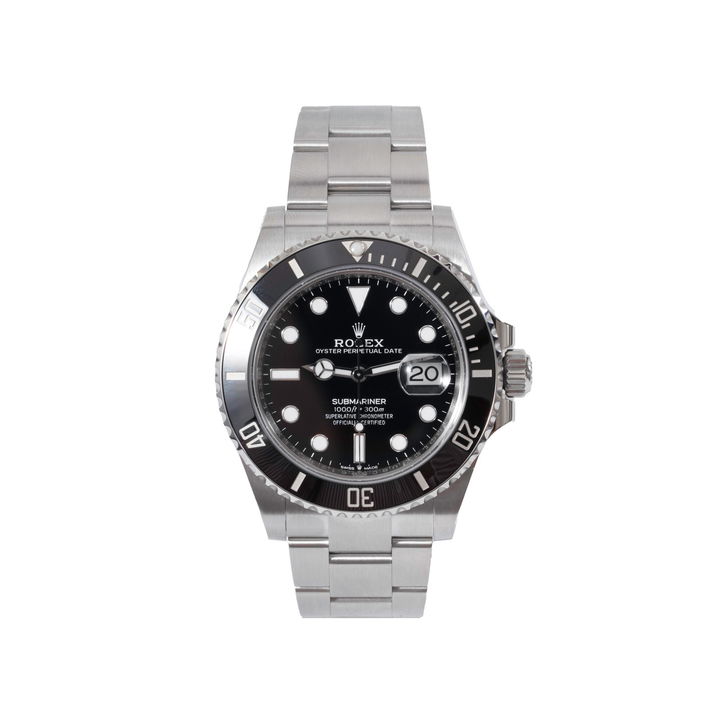 Rolex Submariner Date 41 Black Dial Watch | Oystersteel