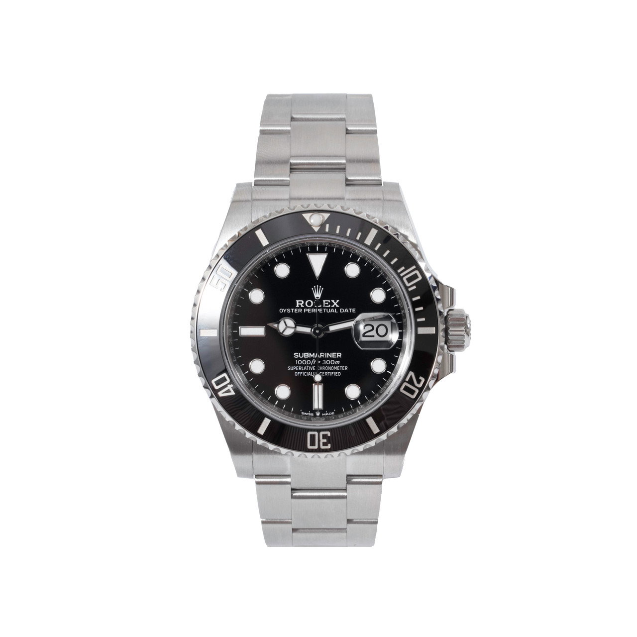 Rolex Submariner Date 41 Black Dial Watch | Oystersteel