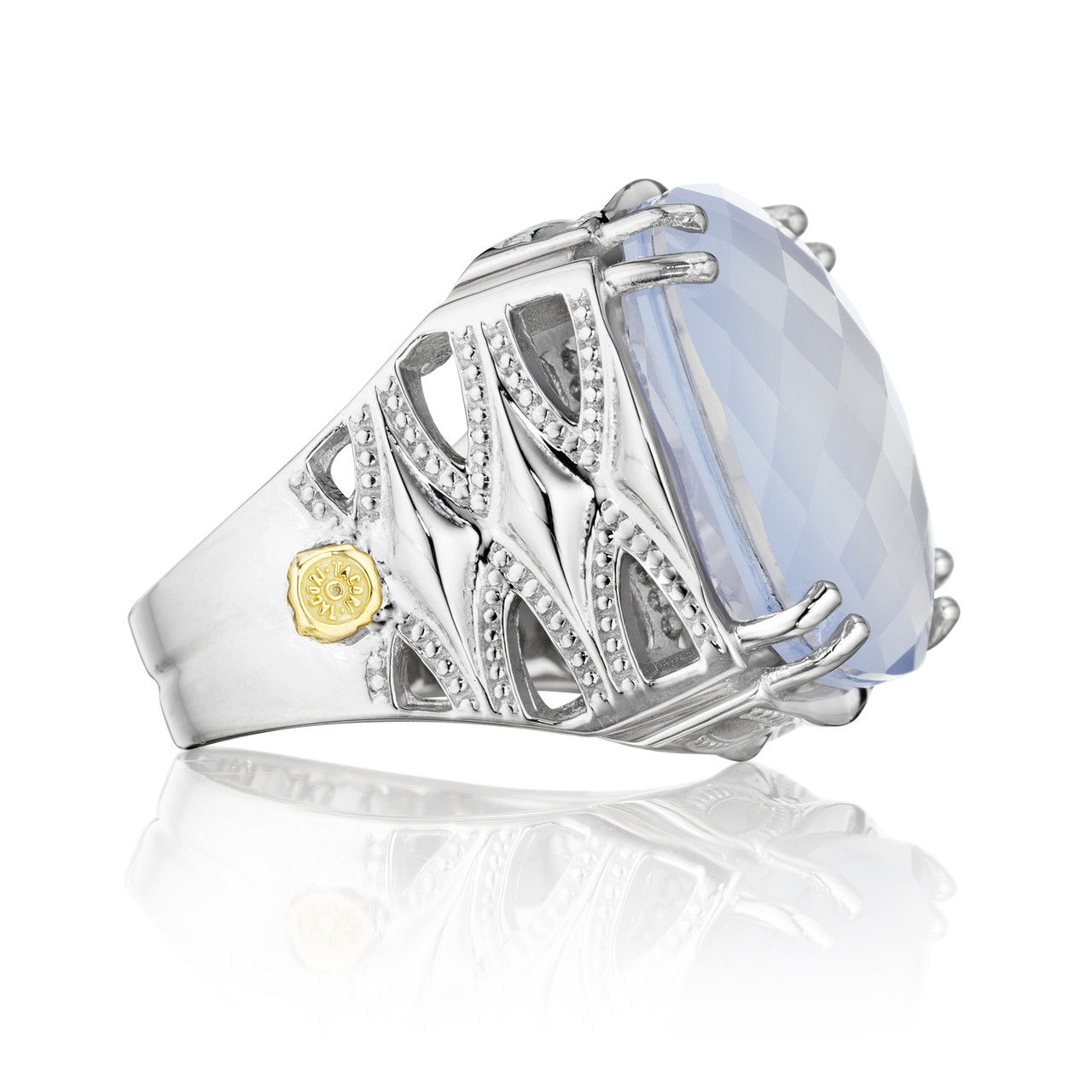 Tacori Chalcedony crescent ring outlet