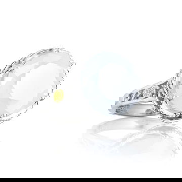 Tacori Crescent Crown Chalcedony Ring