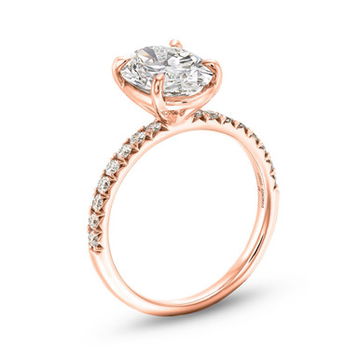 Oval Lab Grown Diamond Engagement Ring by Diamonds Direct Designs