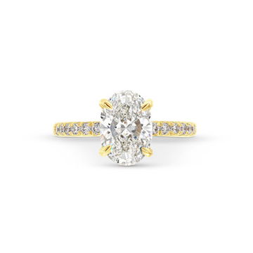 Oval Lab Grown Diamond Engagement Ring by Diamonds Direct Designs