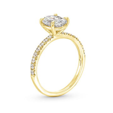 Oval Lab Grown Diamond Engagement Ring by Diamonds Direct Designs