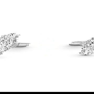 Three Stone Trillion Diamond Engagement Setting by Diamonds Direct Designs