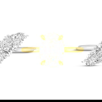 Oval Lab Grown Diamond Solitaire Engagement Ring By Diamonds Direct Designs