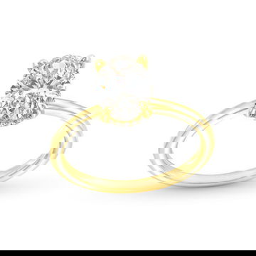 Oval Lab Grown Diamond Solitaire Engagement Ring By Diamonds Direct Designs