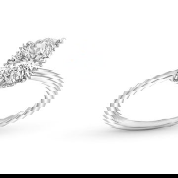 Oval Lab Grown Diamond Solitaire Engagement Ring By Diamonds Direct Designs